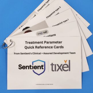 Sentient Tixel treatment parameter cards