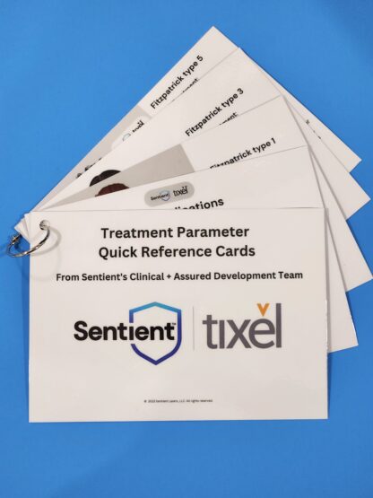 Sentient Tixel treatment parameter cards